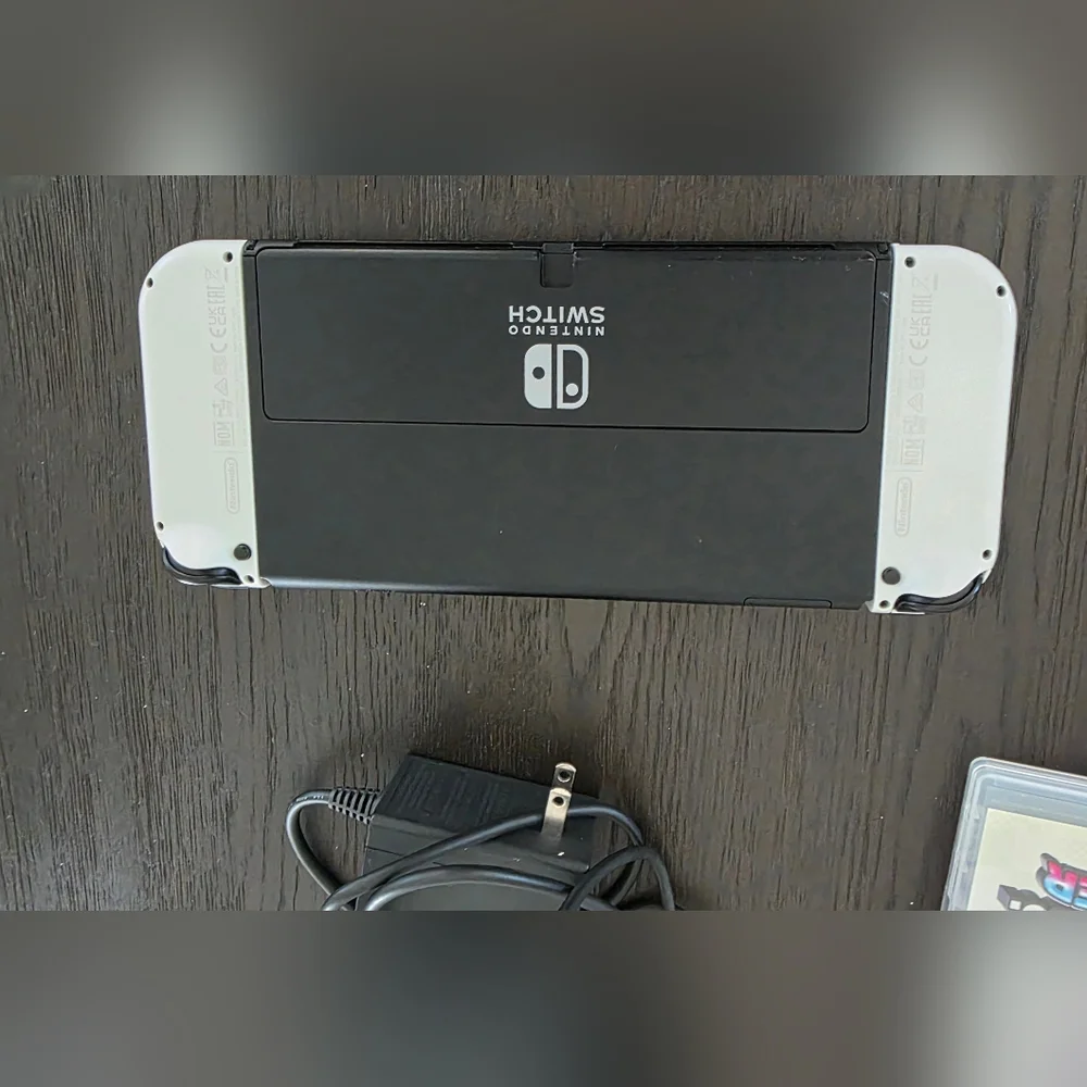 Nintendo Switch Console with Joy-Con Controllers - Black and White BUNDLE
